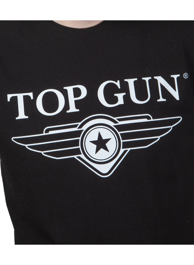 Top Gun® "Cloudy" T-Shirt, Black