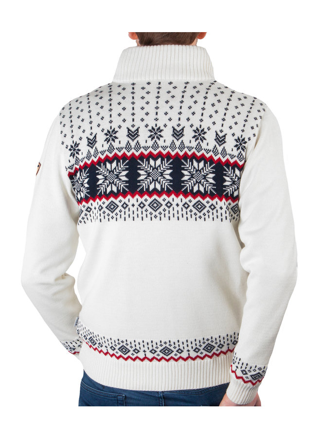 Kama ® Men´s knitted sweater Windstopper®, off-White