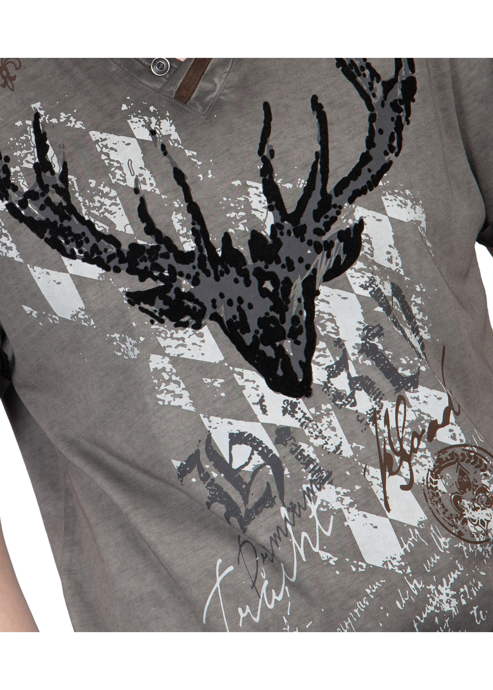 Hangowear HangOwear ® T-Shirt Hirsch, Grau