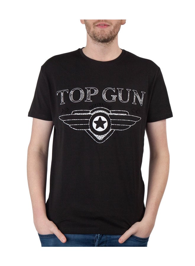 Top Gun ® T-Shirt "Defend" Schwarz