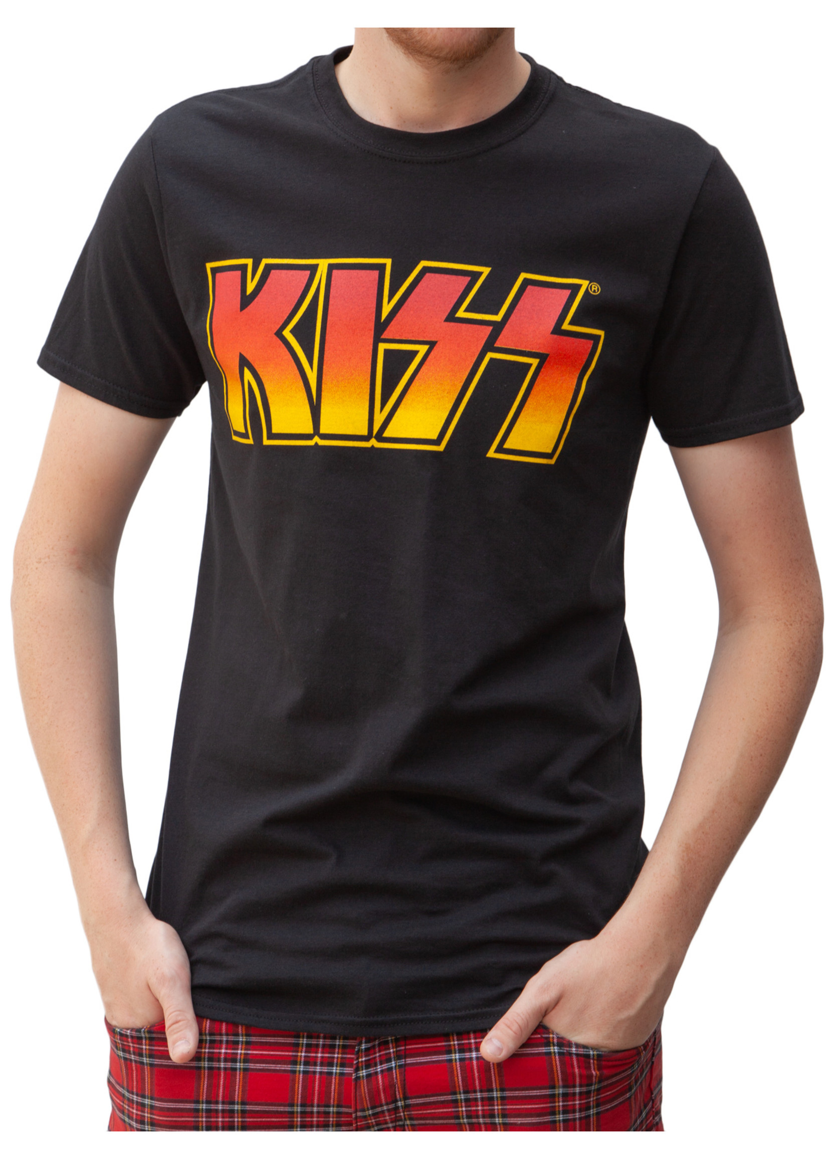 Rockstarz Rockstarz T-shirt Kiss "Famous Logo" Zwart