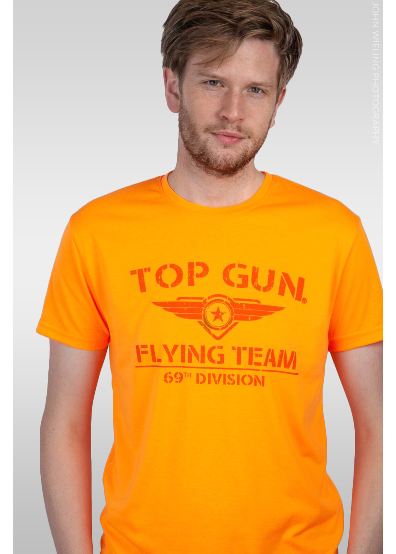 Top Gun Top Gun ® T-Shirt “Shining” neon orange