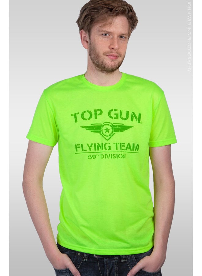 Top Gun ® T-Shirt “Shining” neon green