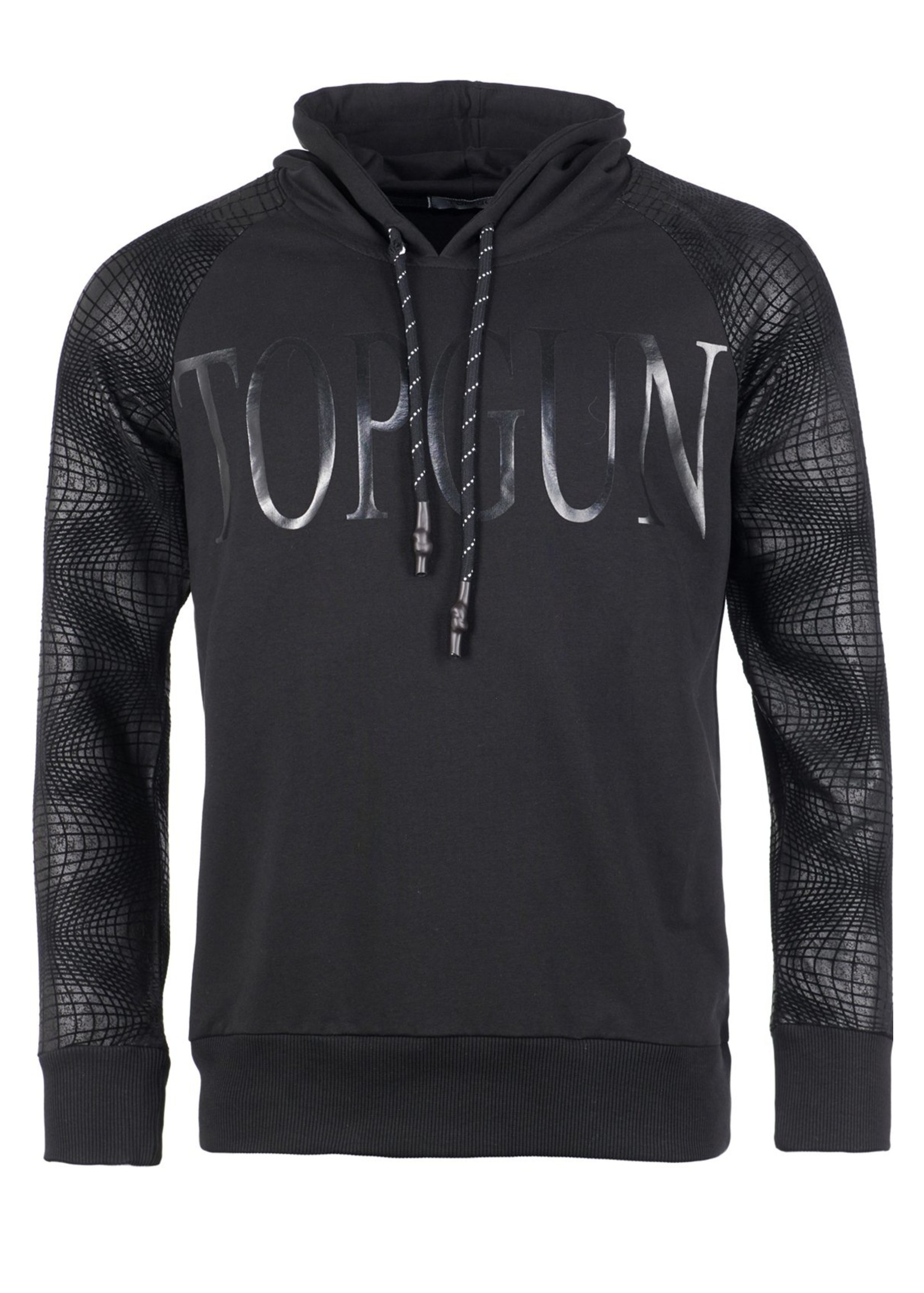 Top Gun Top Gun Sweatshirt met capuchon "Black Style" Logo
