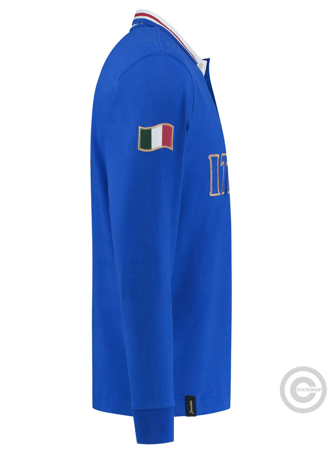 La Martina ® Sweatshirt Italia Poloteam, Cobalt