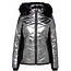 Soccx Soccx ® gewatteerd jack in ski-design met metallic look