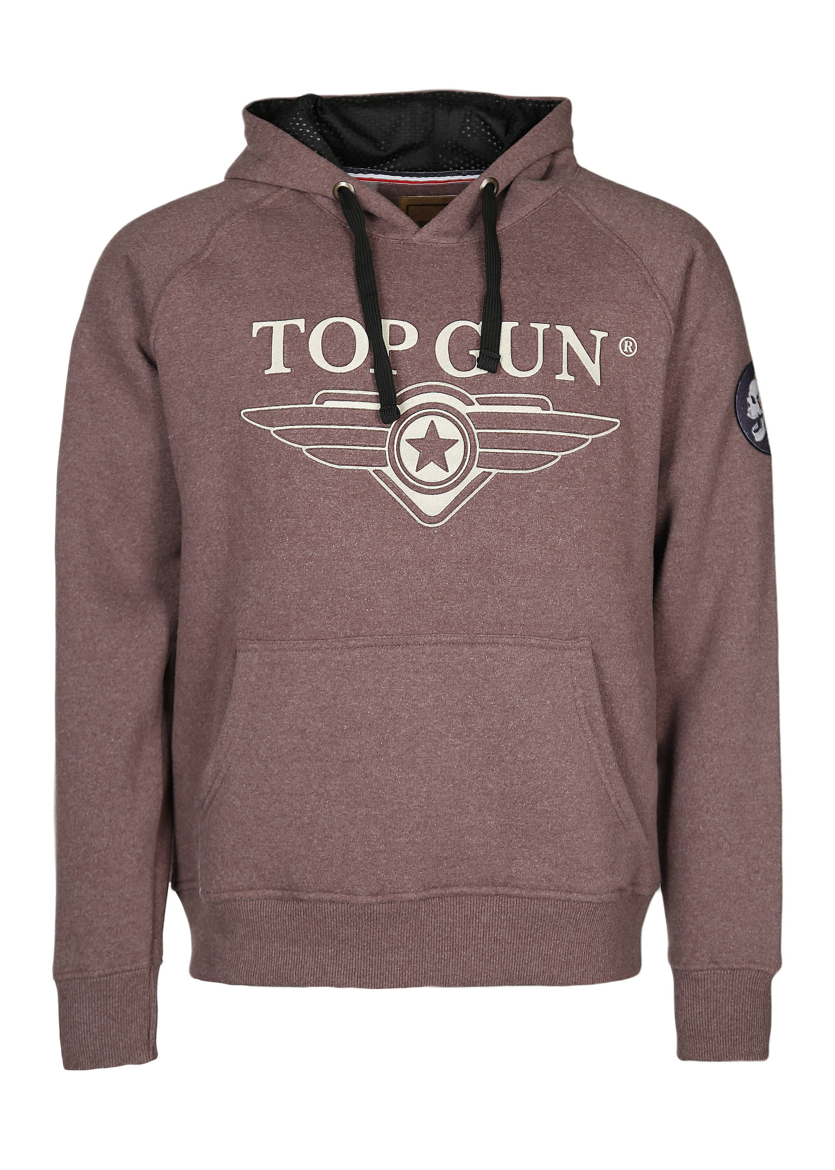Top Gun Top Gun ® Hoodie sweatshirt "Logo TST" with patches on the sleeve