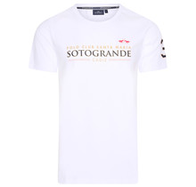HV Polo, Herren T-Shirt Sotogrande Weiß