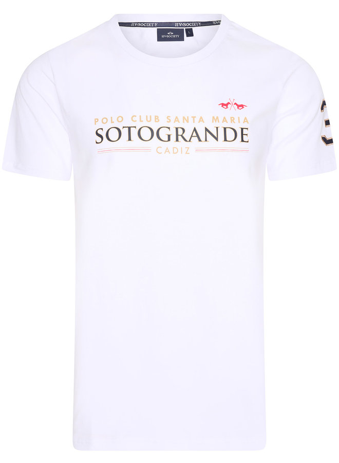 HV Polo, T-Shirt Homme Sotogrande Blanc