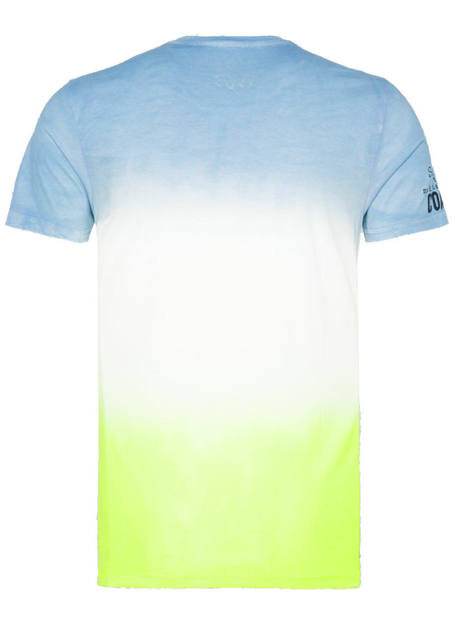 Camp David, t-shirt avec effet dip-dye et illustration