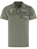 Camp David  Piqué polo shirt with used wash