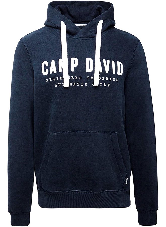 Camp David ® hoodie with large logo embroidery