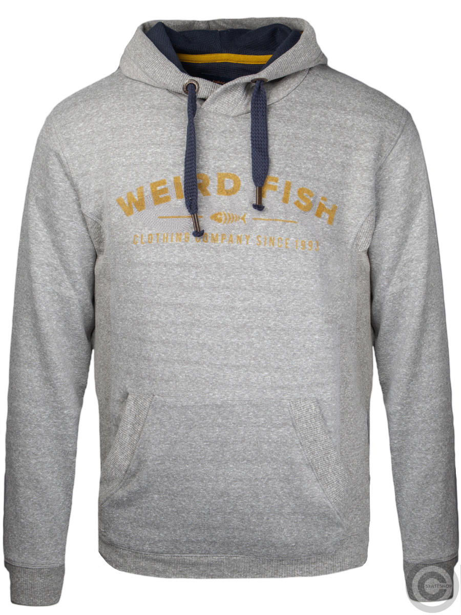 grey branded hoodie