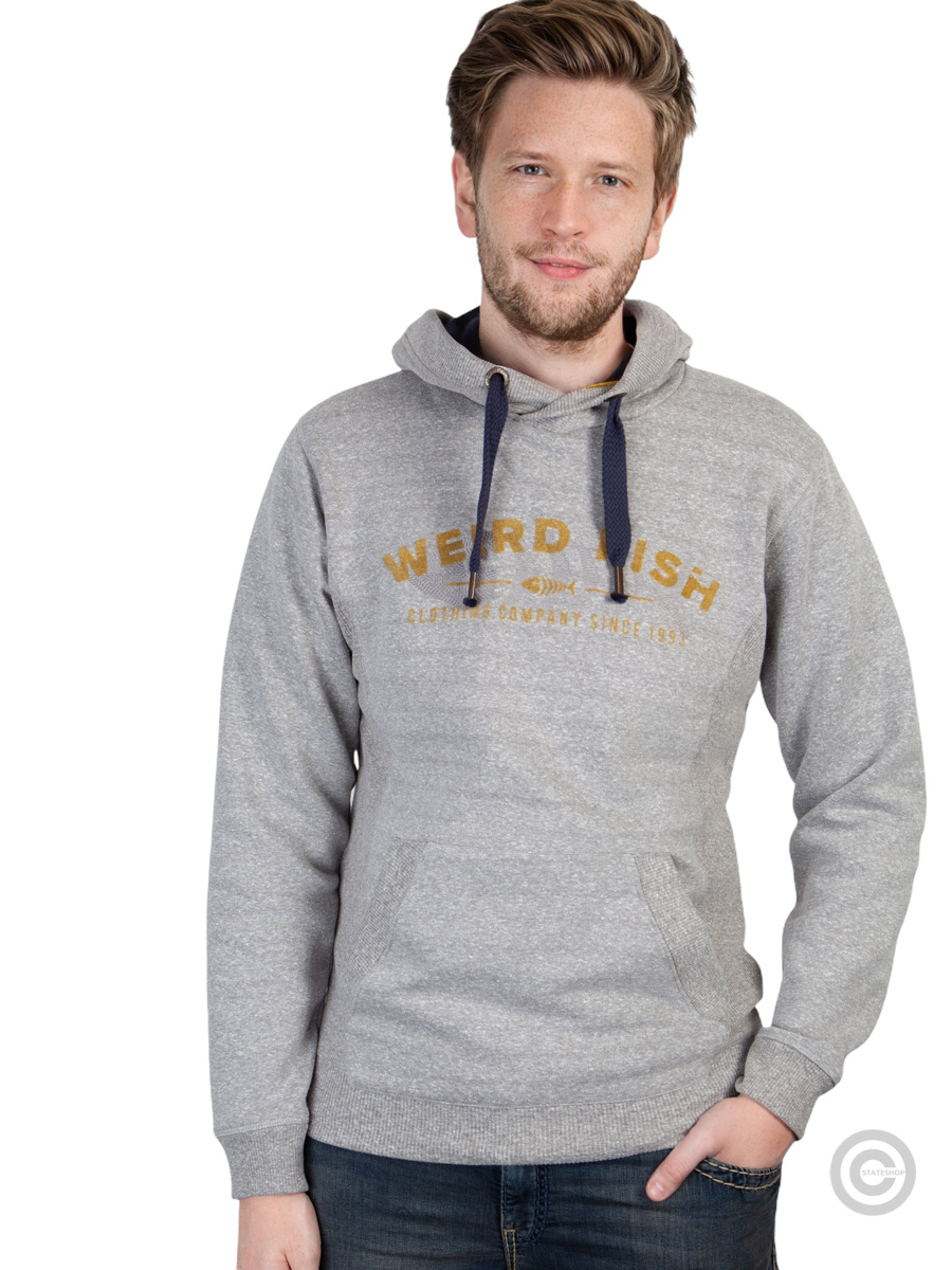 grey branded sweatshirt