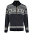 Norfinde Vest van 100% pure nieuwe Noorse wol, donkerblauw
