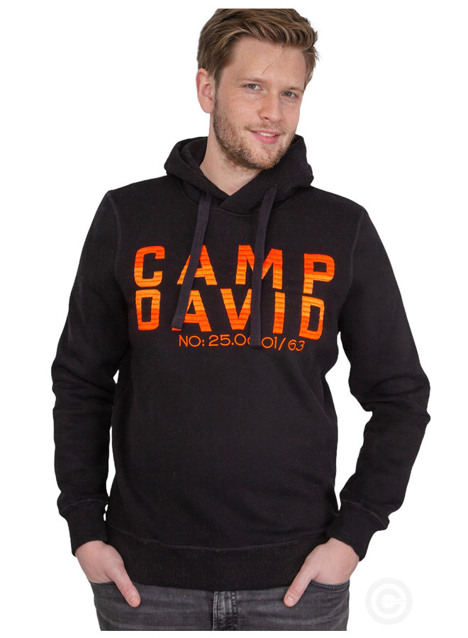 Camp David ® hoodie with exclusive logo embroidery