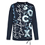 Soccx Soccx ® Serafino Shirt met tekstprint