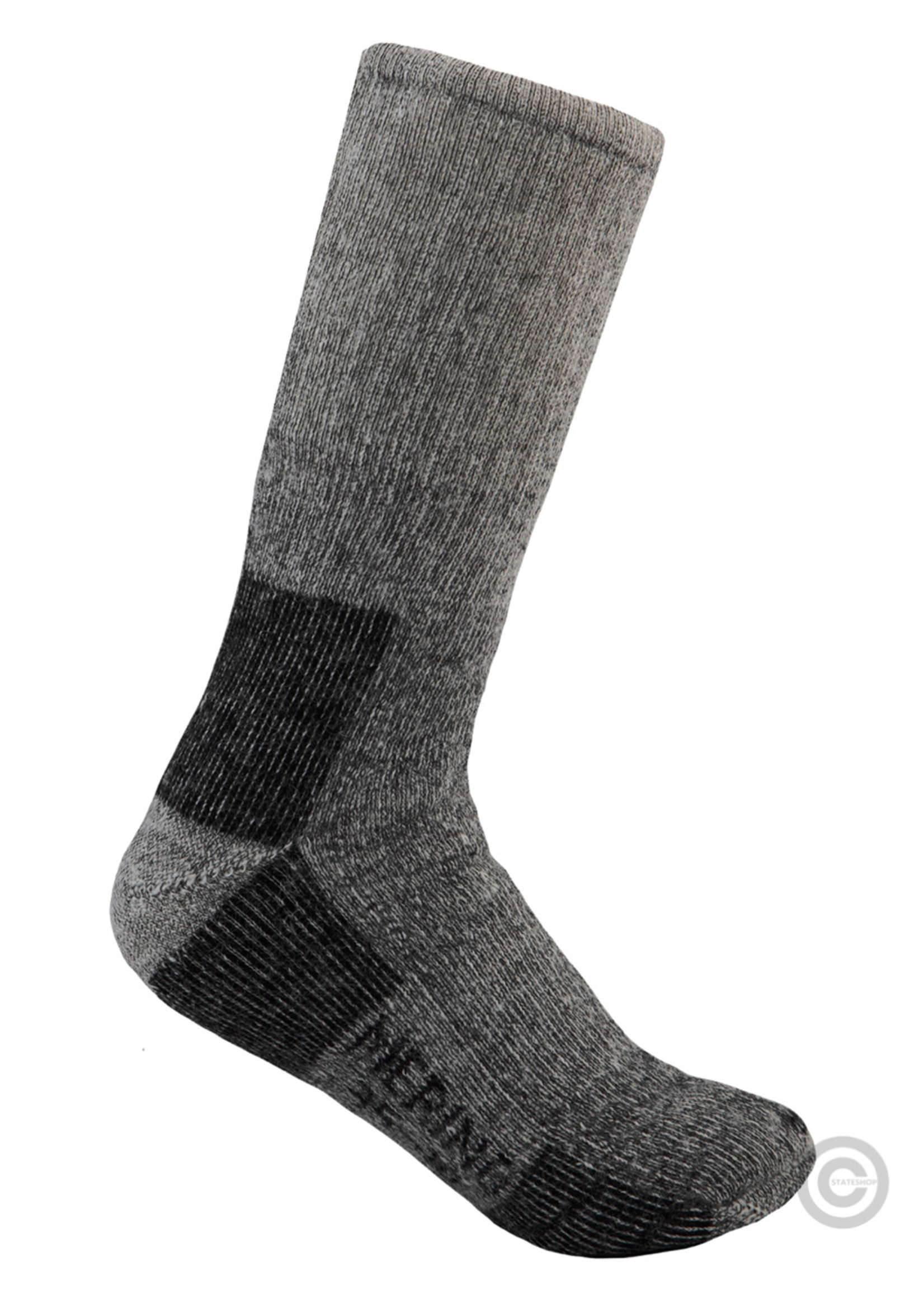 Norfinde Trekkingwollen sokken, grijs/zwart
