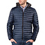 Padded Jacke mit Kapuze, Dunkelblau