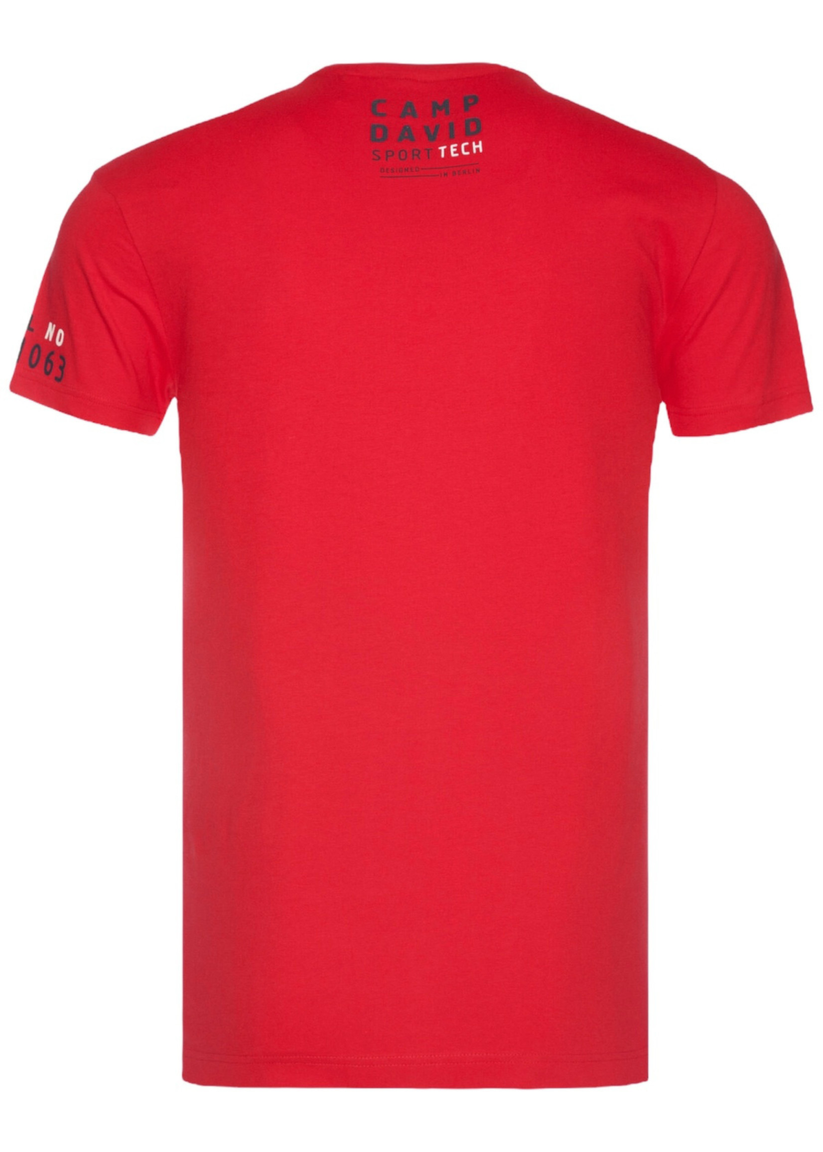 Camp David  Camp David ® T-Shirt mit großem Label-Print