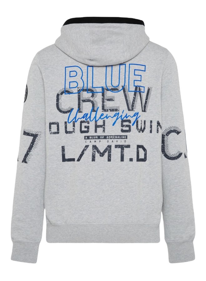 Camp David, Hoodie sweatshirt "Ocean's Seven" Grey