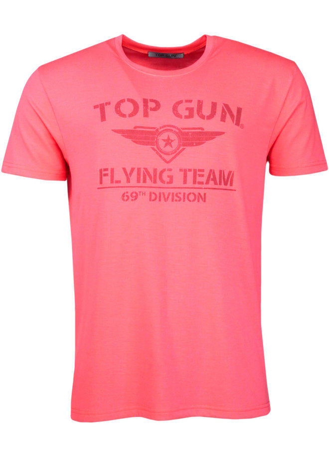 T-Shirt Top Gun ® «Shining» rose fluo