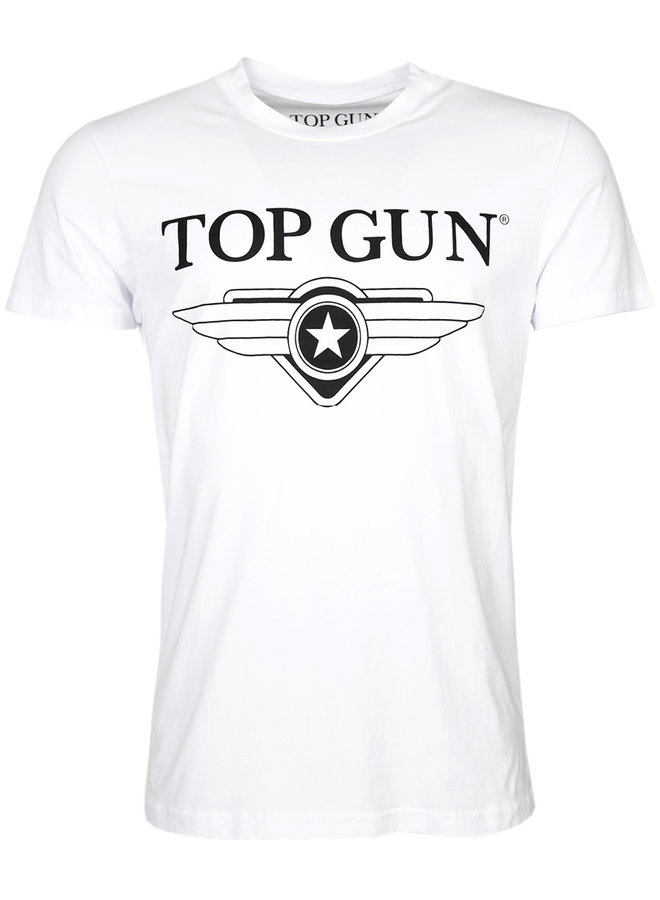 Top Gun ® "Cloudy" T-shirt, Wit