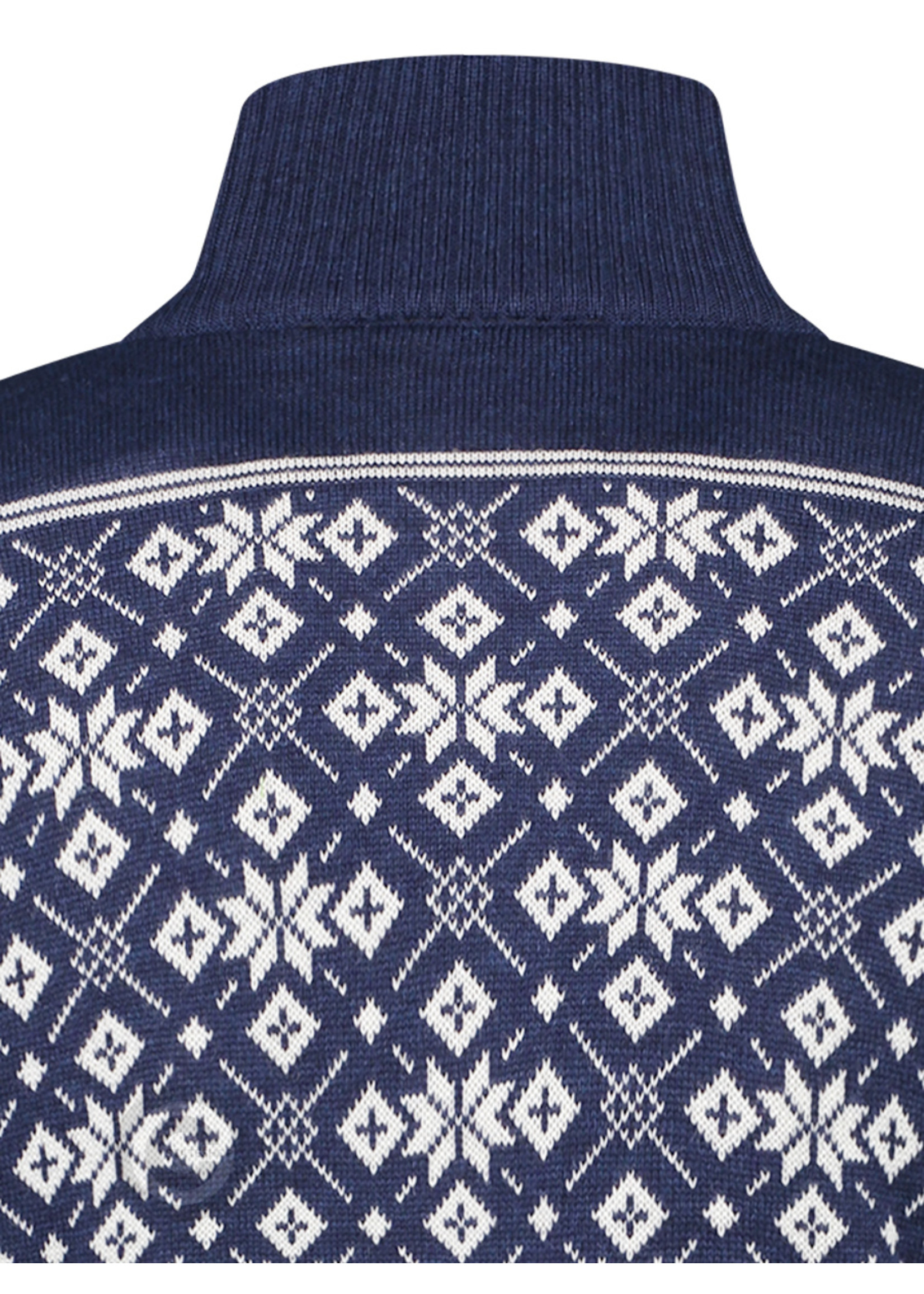 Norfinde Nordic merino dames trui, Donkerblauw