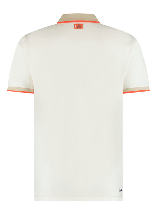 Gaastra men's polo shirt "Sailmaker" Logo, off-white