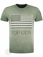 Top Gun T-shirt "Drapeau américain vintage"