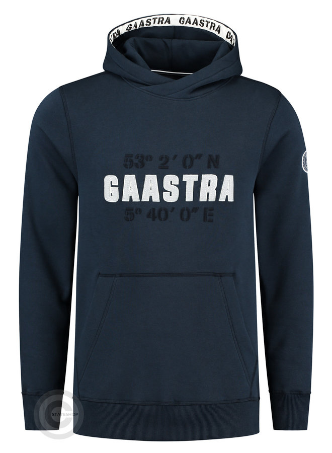 Gaastra heren hoodie sweater "Artic", donkerblauw