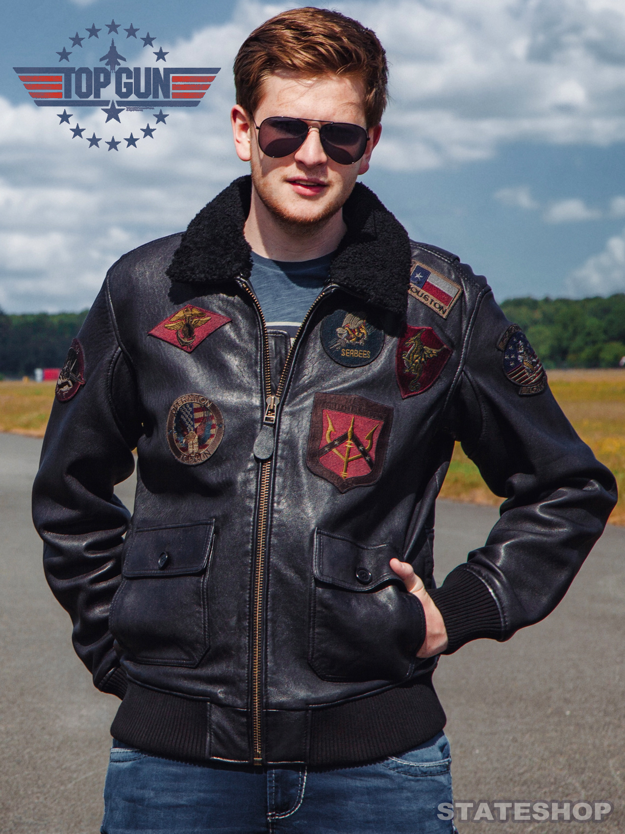 Top Gun Maverick Genuine Leather Jacket Tom Cruise Top Gun Leather ...