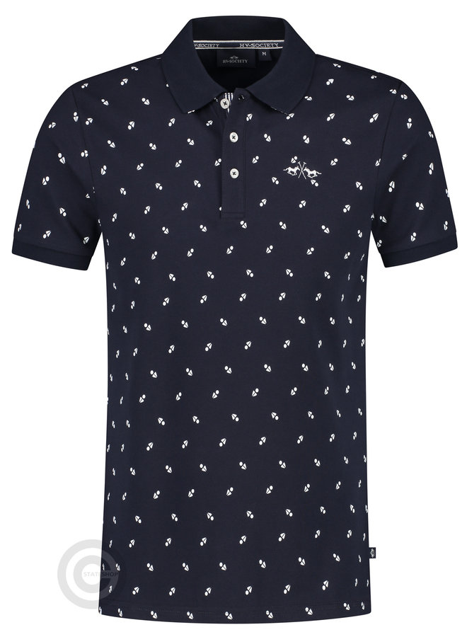 Men's Polo Shirt "Allover print"