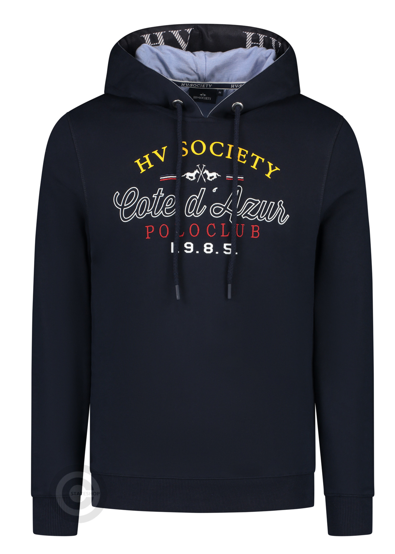 HV Polo Herren-Hoodie-Sweatshirt mit Kapuze "Cote d'Azur", dunkelblau