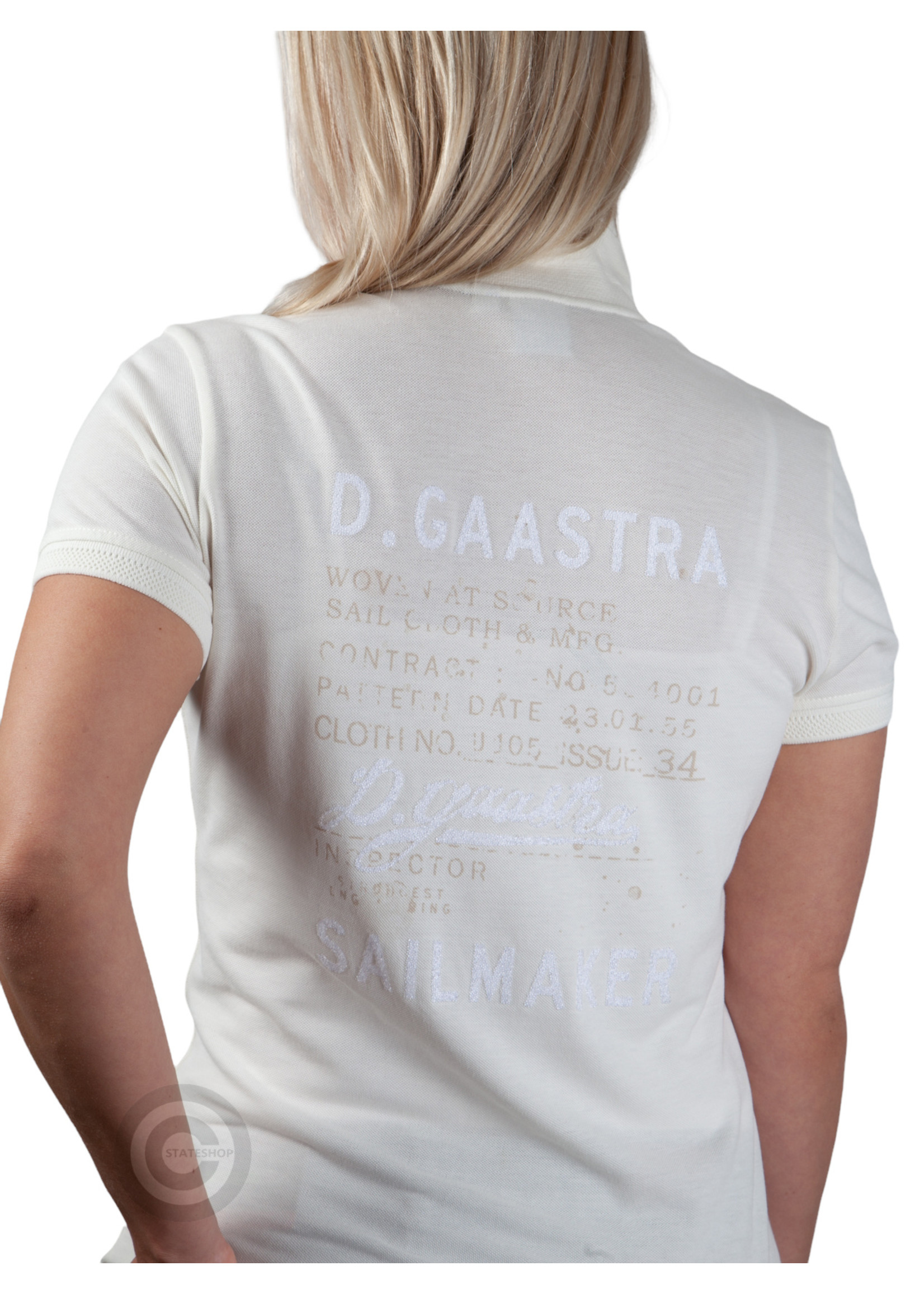 Gaastra Gaastra dames poloshirt "Port Vauban" off-white