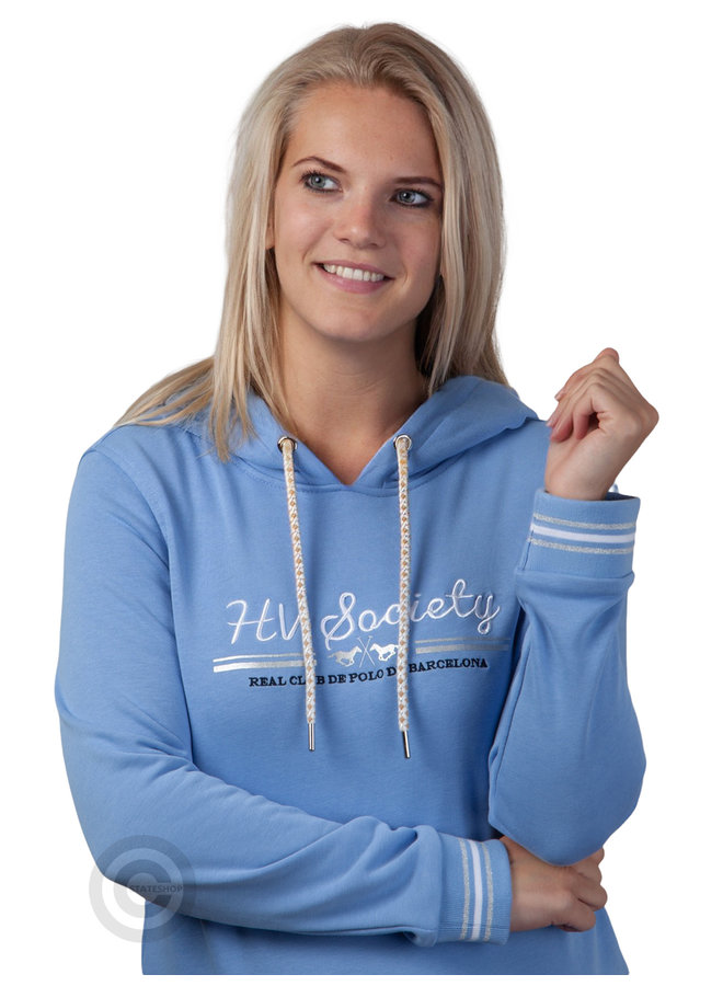 HV Polo Women's Hoodie Society, light blue