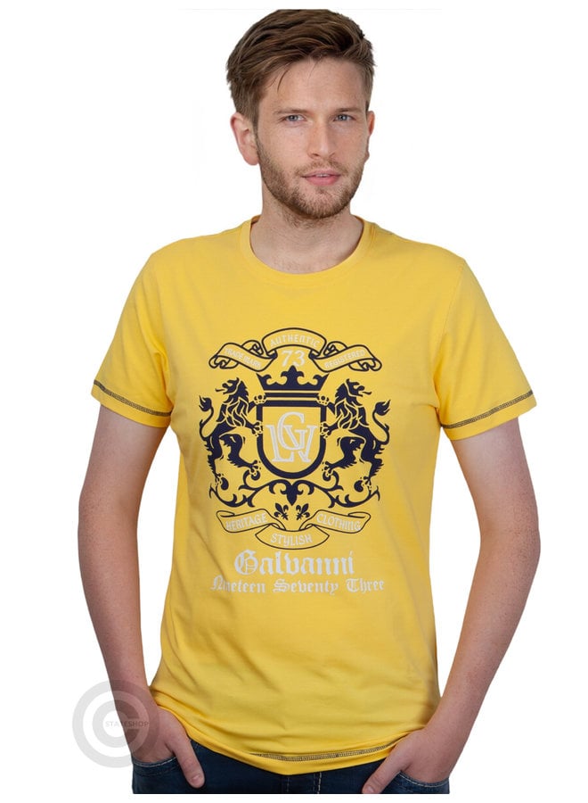 Galvanni Heritage T-Shirt, gelb