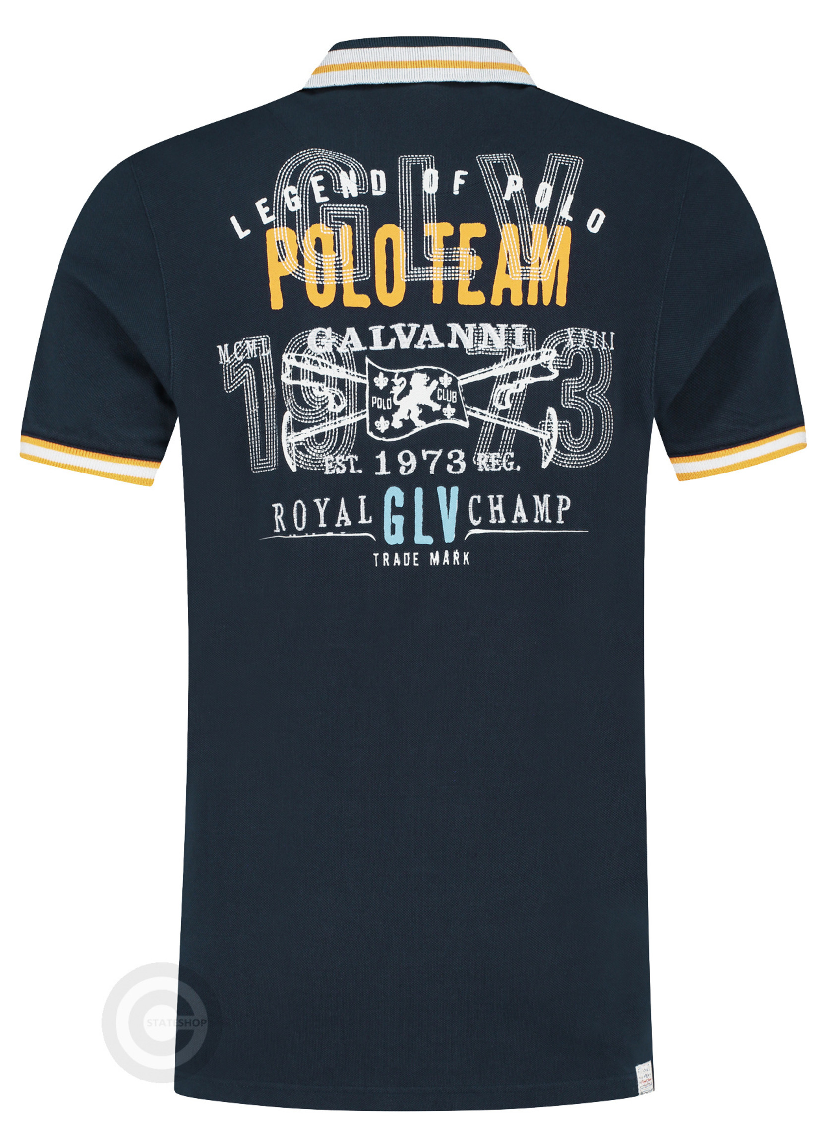 Galvanni Galvanni Poloshirt "Legends of Polo", donkerblauw