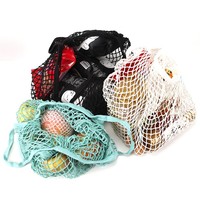 mesh shopping net,  cotton,  to use on a  rollator or wheelchair