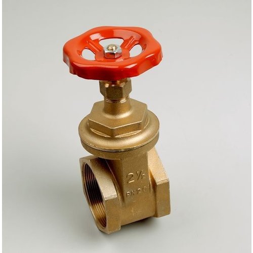 Brass gate valve female/female 3/8"- 2" 