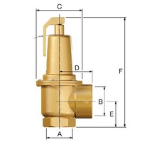 thumb-Flamco Prescor S safety valve 3 Bar 1.1/4" t/m 2"-2