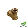 Strainer brass housing, stainless filter, female, 3/8"- 2"