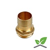 Brass hose connector male with hex for hose 3/4" – 1.1/4"