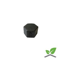 Fitting cap no. 300 black 1/4" - 2" female x hex