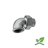 Fitting elbow coupling galvanised no. 96 - 1/2"-2" female x female