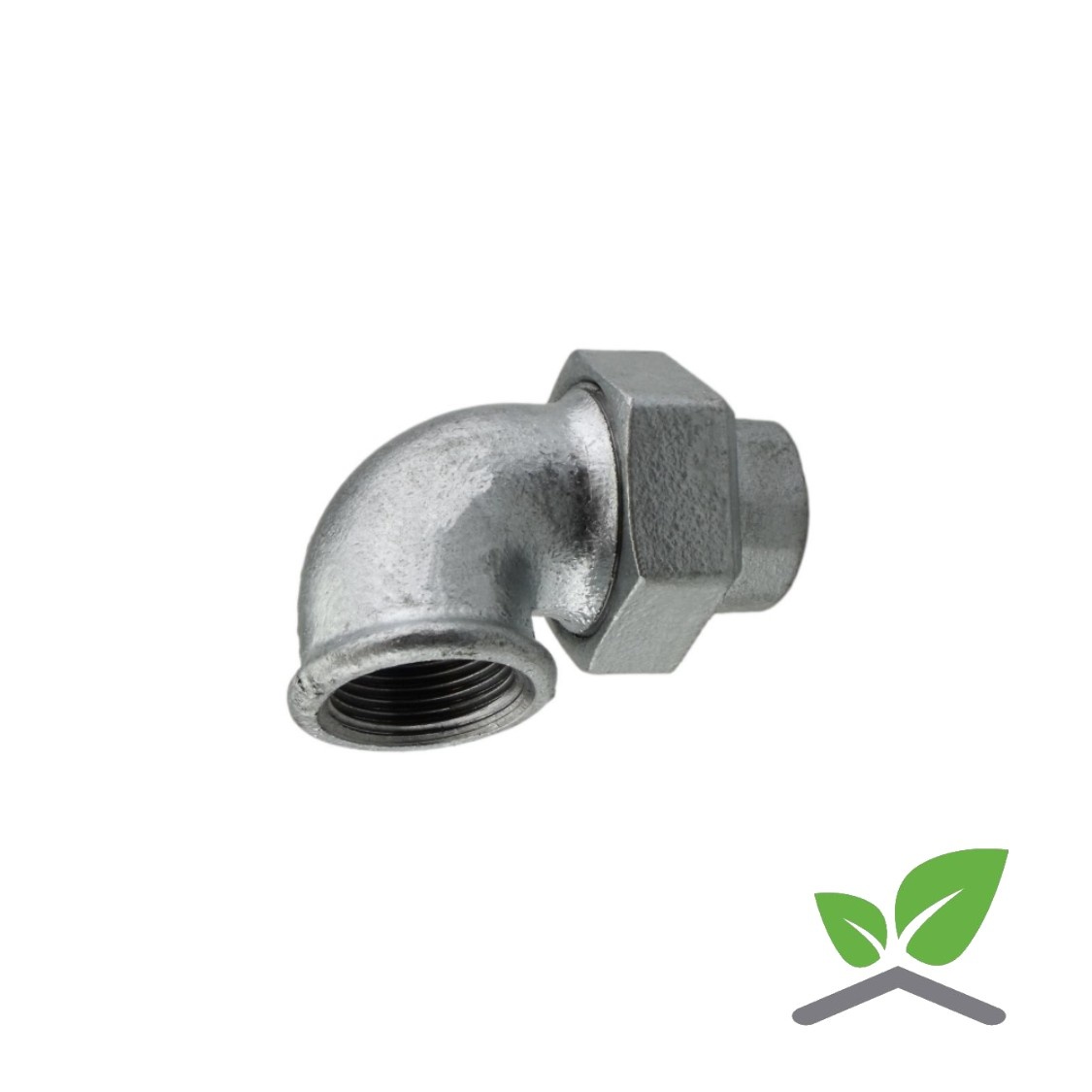 Fitting elbow coupling galvanised no. 96 - 1/2-2 female x female