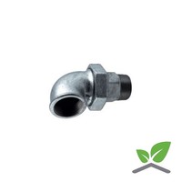 Fitting elbow coupling galvanised no. 98 - 1/2"-2" female x male