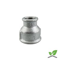 Fitting reducing socket galvanised no. 240 - 1/4" - 2" - 2x female