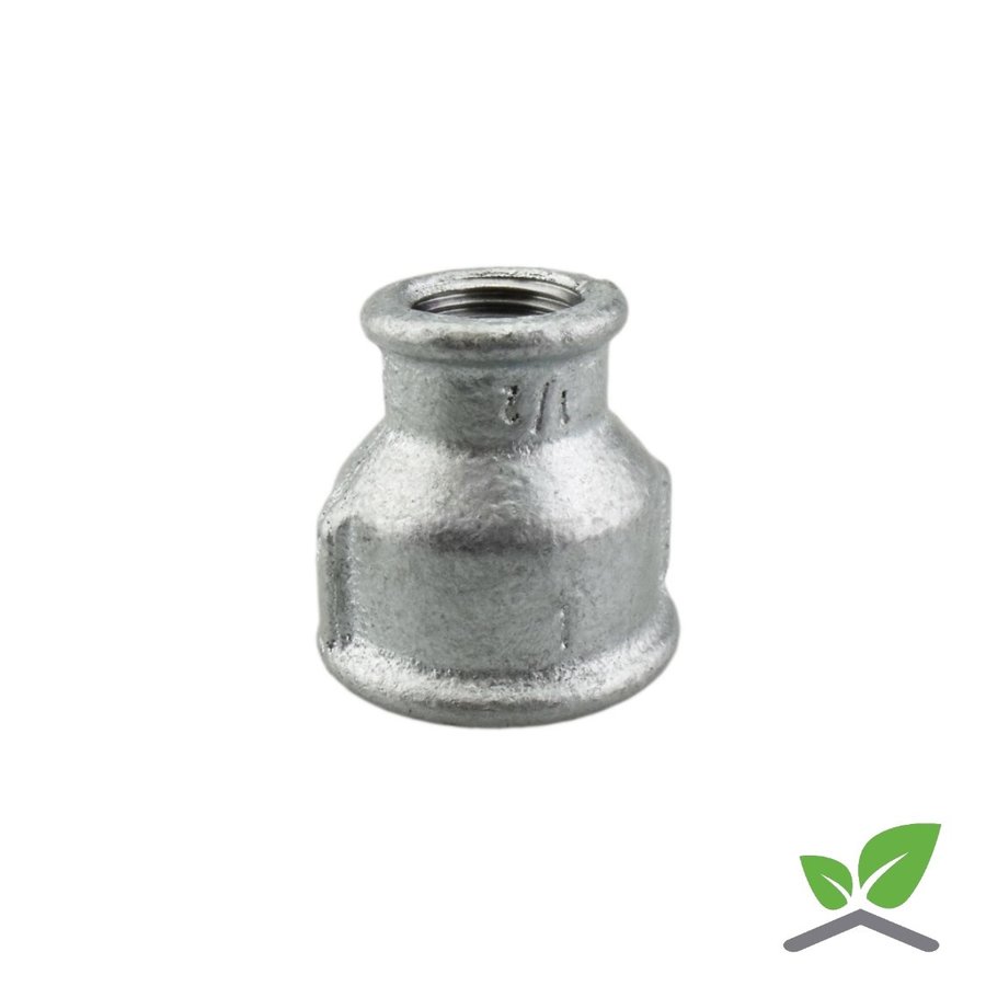 Fitting reducing socket galvanised no. 240 - 1/4" - 2" - 2x female-1