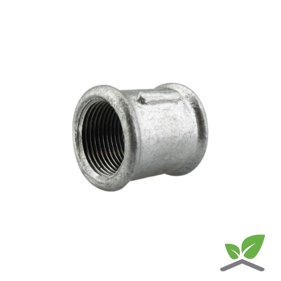 Fitting socket galvanised no. 270 - 1/4" - 2" female x female-1